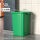 50L绿色正方形无盖垃圾桶 送垃圾袋
