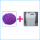 紫色颗粒一包25KG+胶水5KG