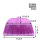 硬毛4排开绒花开鸟扫把头无杆