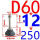 D60'M12*250