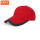 红色灰边棒球帽