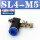 SL4-M5(插4MM气管螺纹M5)