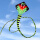 11米长尾蛇风筝+红轮+100米线