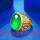 蛋形绿色戒指