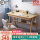 【升级款】原木色单桌+Z字椅【桌面宽60CM】