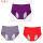 3件装-紫色+水晶紫+大红