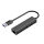 USB2.0百兆+铝合金黑+5米网线