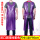 紫色马甲围裙 长1.15米-1.2米