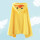 黄色小鸭加厚戴帽款浴巾