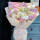 粉玫瑰剑兰韩式花束