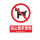 禁止携带宠物PVC20*30
