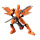 大号拼装关节机器人(橙色)带翅膀