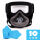 一个透明面罩[10片过滤棉]高清防雾款