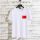 GUOQI胸标白色 100%棉T恤