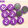 1-10紫色中号3厘米/小号2厘米 图片是3厘米