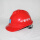 红色V型PE透气孔安全帽