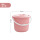 6#粉色水桶带盖约20*22CM