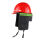 反光内衬+红色圆型安全帽
