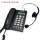 T02黑色电话机+单耳单孔耳麦
