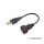 USB 2.0公/公带线插头(螺纹)