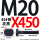 M20X450【45#钢T型】