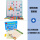 磁力百数板双面款+幼儿控笔训练(24张双面卡题)