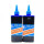 500ML蓝色2瓶2支笔+吸管