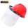 PVC面罩+红色ABS安全帽