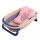 1025-4折叠浴盆+浴垫 粉色