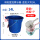 蓝色水桶14L1个+水瓢随机颜色1个