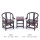 (5号)紫檀镂空圈椅 +小茶具+小抱枕