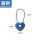 爱心密码挂锁-蓝色-绳长13.5厘米