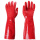 1双装红色植绒手套