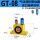 黄色进口轴承GT08送气管接头+消音器 涡轮驱动型