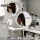 壁挂化妆镜-双面平面+可放大镜