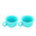 加厚水杯盖淡蓝色 0ml (2个装