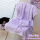 库洛米浴巾+毛巾紫色