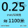 0.25mm 0.25mm(500克)