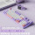 黛紫粉白RGB光-无线双模键盘