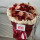 【订婚花束】9朵卡布奇诺玫瑰+泡泡花束
