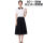 601-1白色短袖+黑短裙