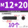 12.9级 M12/20 (10个)