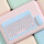 【蓝粉撞色+充电鼠标】10寸充电版键盘(送支架/充