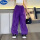 紫色工装裤