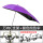 加长黑胶紫色纯色伞+万向c支架