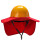 红色遮阳帽25cm+黄色安全帽