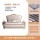 美式床+5D除菌防螨乳胶床垫+2个