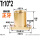 切边铜螺母T10*2【正牙】