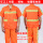 橘色 -制服呢材质(175码)-套装