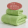 绿色2件套臻柔浴巾1浴巾+1毛巾